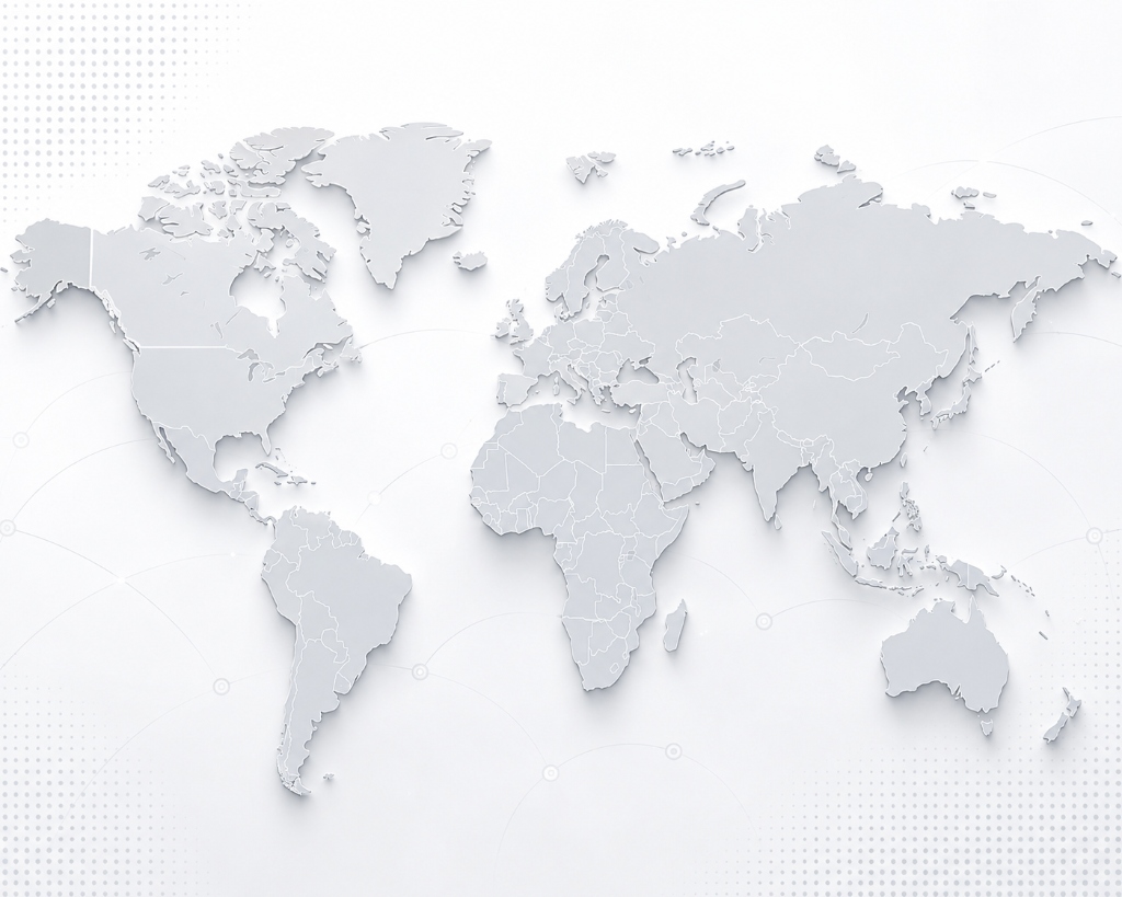 The Rain Republic Global Presence World Map
